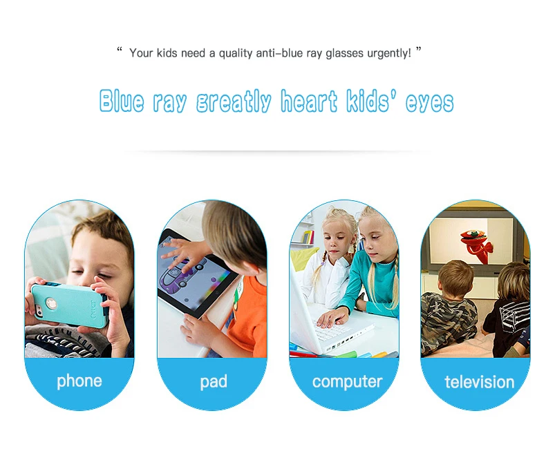Дети анти голубой свет очки компьютерное излучение светофильтр Анти-усталость UV400 TR90 мальчиков девочек дети глаз защитные очки