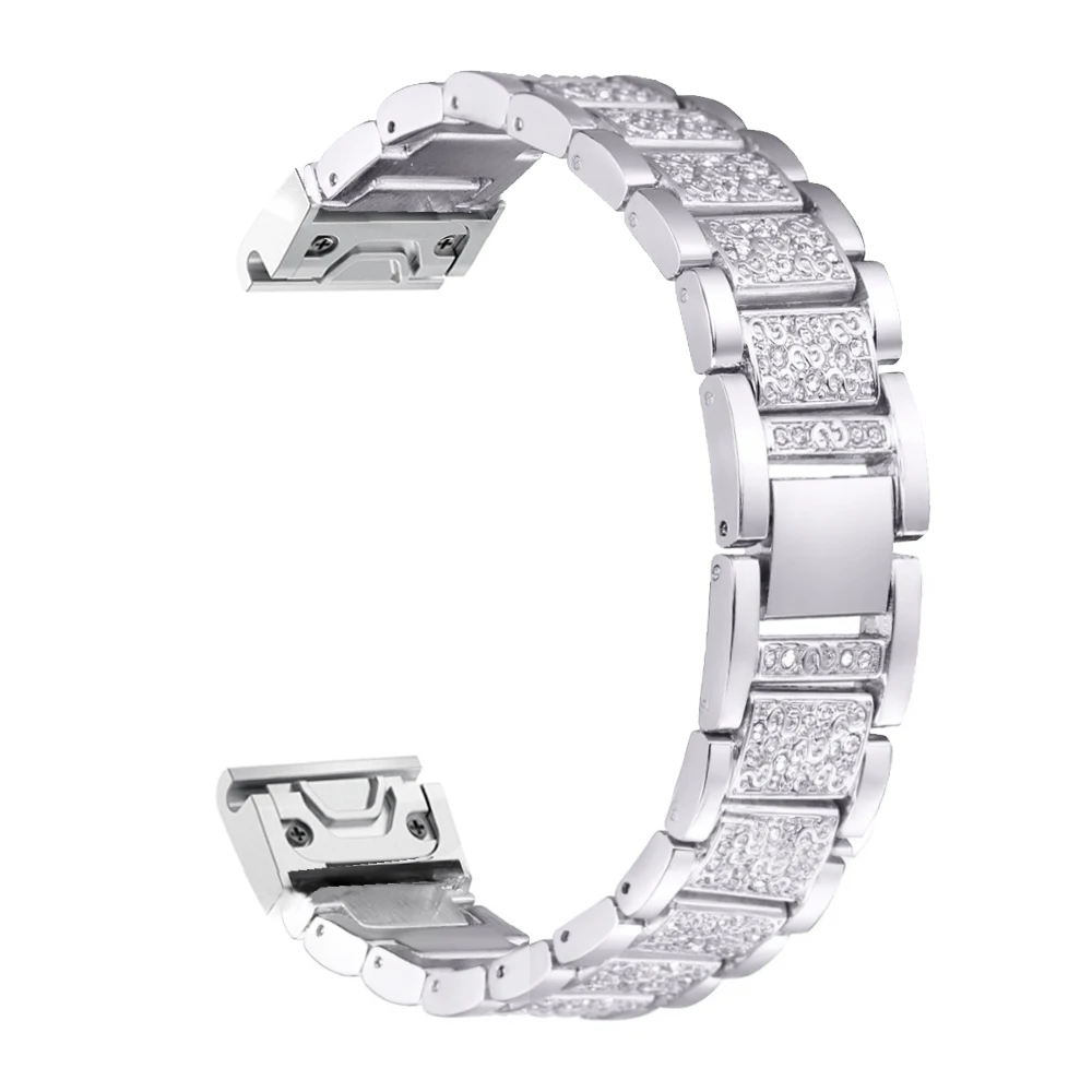 26mm ajuste rápido relógio de substituição metal