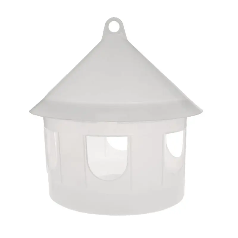 Birds Drinker With Handle Top Hanging Loop Water Pot Food Dispenser Containers Poultry Feeders For Pets Drop Ship JUL3