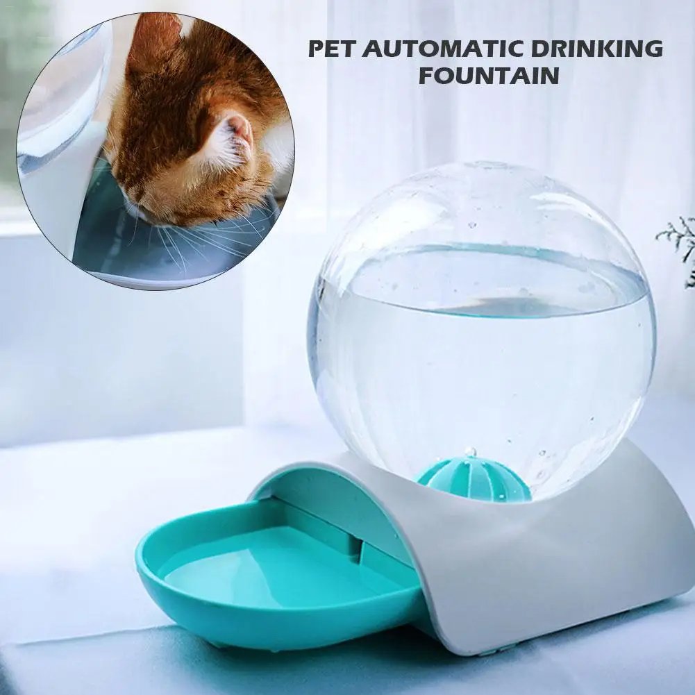 2.8L Pet автоматический питьевой фонтан с сферической бутылкой воды собака кошка диспенсер автоматическая кормушка для питомца бутылка