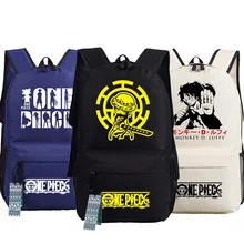Цельный рюкзак Луффи Аниме Трафальгар лоуоксфорд школьные сумки модные унисекс дорожная сумка