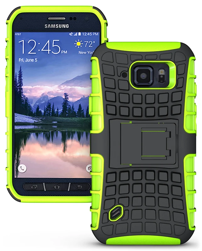 

For Samsung Galaxy S6 Active Case Armor Dual Protective Shockproof Hard Silicon Cover Case For Samsung Galaxy S6 Active SM-G890A