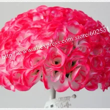 SPR 2 шт/партия 50 см свадебный цветок из искусственного шелка шар пластиковый внутренний-ребенок розовый-целование ball-1pc = 2 шт полушары