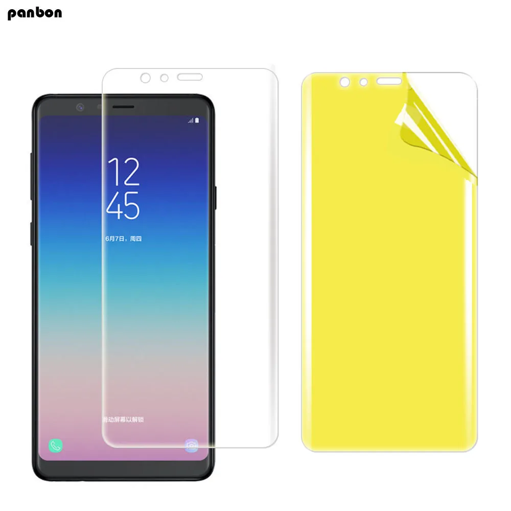 3D мягкая Гидрогелевая Передняя пленка для Samsung A9 Star A8 star A9S A8S Plus 2018 джинсовая