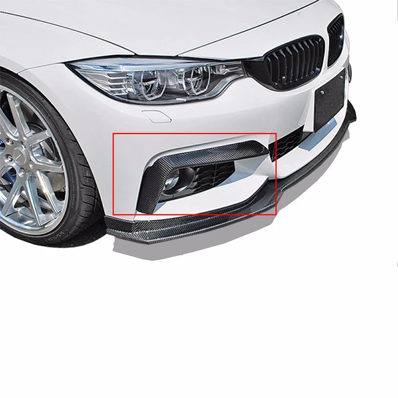 F32 F33 F36 420i 425i 430i 440i M-Sport М Технология углеродного волокна сторона Fender вентиляционные отверстия комплект отделкой КРЫШКА ДЛЯ BMW