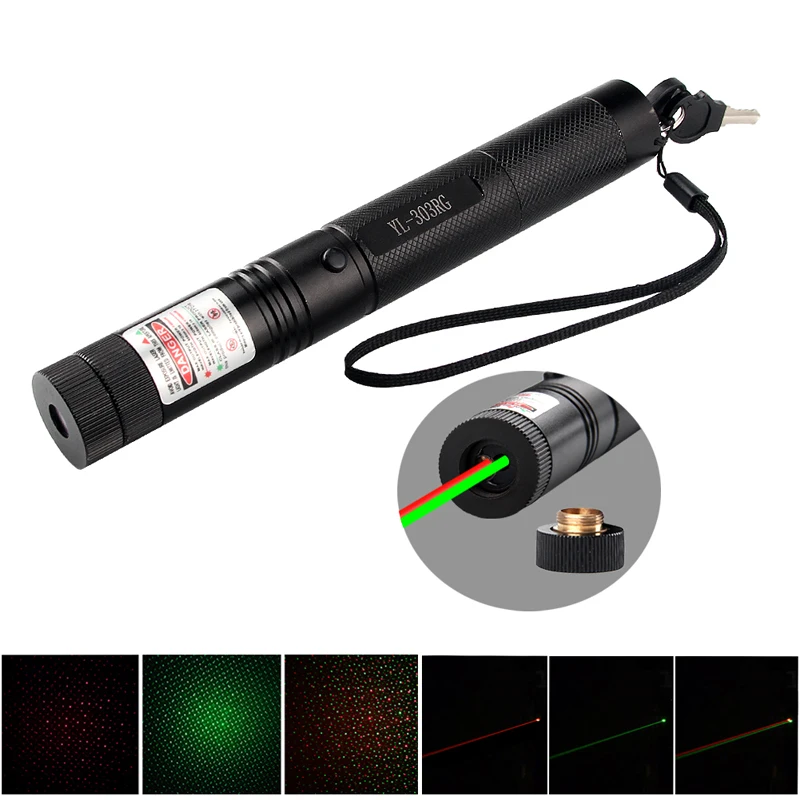 303 Red & Green Double Colors Laser Combo Pointer Pen RL3-0023-02