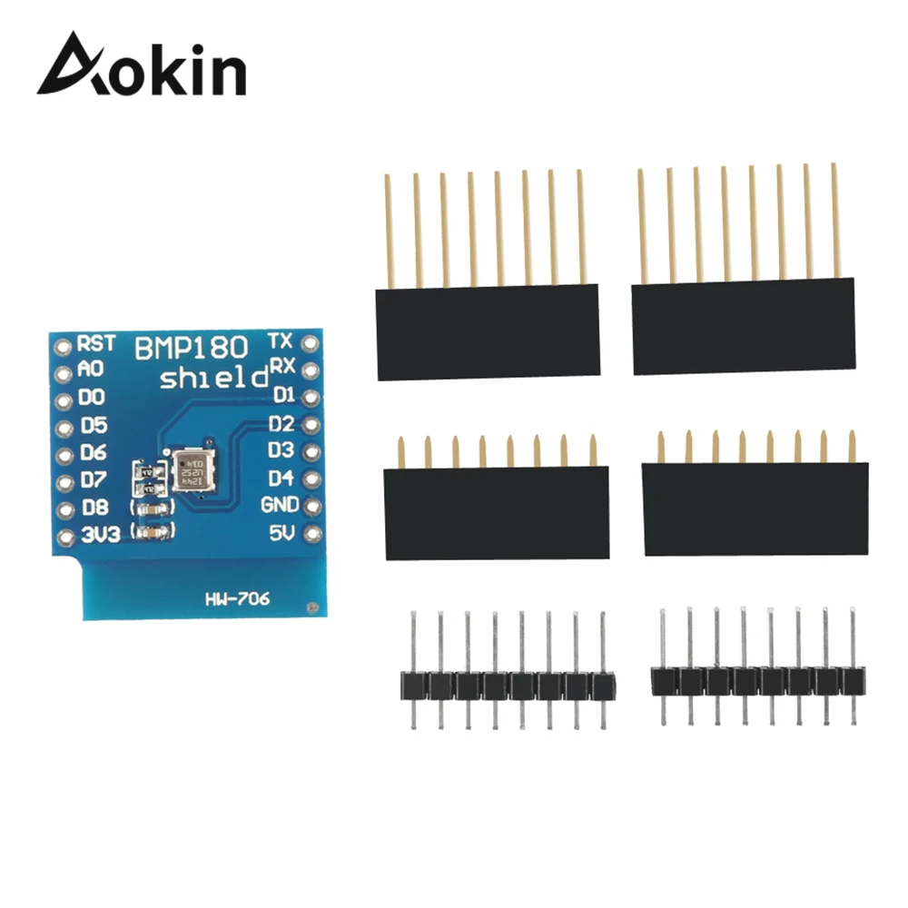 Цифровой модуль платы датчика атмосферного давления BMP180 для Wemos D1 Mini ESP8266 3 В 5