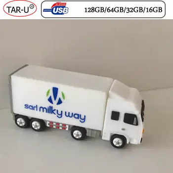 

New Model Soft PVC truck usb flash drive 16GB 32GB 64GB memory stick with logo printing flash pendrive