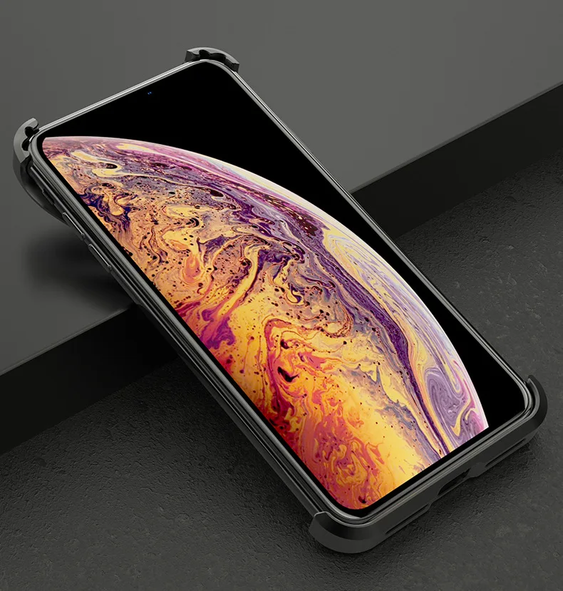 Китайский дракон алюминиевый защитный противоударный чехол для iPhone XR XS металлическая рамка Бампер для iPhone Xs Max меч Дракон 2 в 1