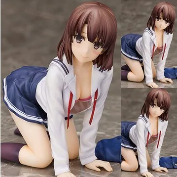 

MCR Anime 12cm Saenai Heroine no Sodatekata Katou Megumi Action figure toys doll collection Christmas gift with box