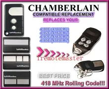 10 pcs Chamberlain liftmaster 4183EML 4185EML 4182EML 4180EML compatível 418 MHZ controle remoto da porta da garagem