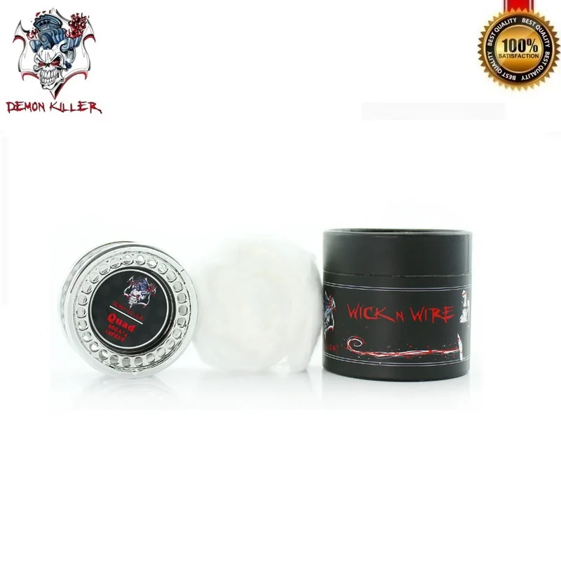 

Original Demon Killer Pre Built Coil Twisted Clapton Tiger Quad Alien Fused Clapton Flat Twisted Mix Wire Vape DIY Accessory