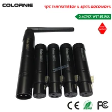 DHL 5 шт. DMX 512 беспроводной передатчик/передатчик беспроводной, DMX 512 приемник и передатчик