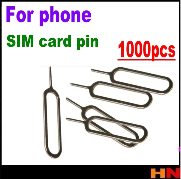 

1000pcs Sim Card eject Pin Key Tool ejetor pin For iPhone for xiaomi note 2 3 mi4 for huawei p8 lite for samsung Wholesale