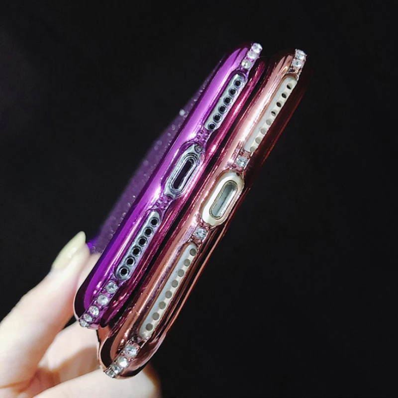 Bling Glitter Case For Huawei honor 7A 7X 7C 8X 8A 9 V 10 Lite 20 i 9X Pro Y5 Y6 Y7 Prime Y9 2018 2019 Diamond Rhinestone Cover Bling Glitter Case For Huawei honor 7A 7X 7C 8X 8A 9 V 10 Lite 20 i 9X Pro Y5 Y6 Y7 Prime Y9 2018 2019 Diamond Rhinestone Cover