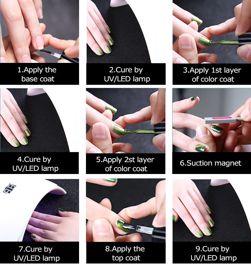 Розалинд магнит Стик для кошачий глаз гель лак для ногтей DIY 3D Magic Effect Nail изогнутые линии полосы предназначены Nail Art Маникюр Инструмент