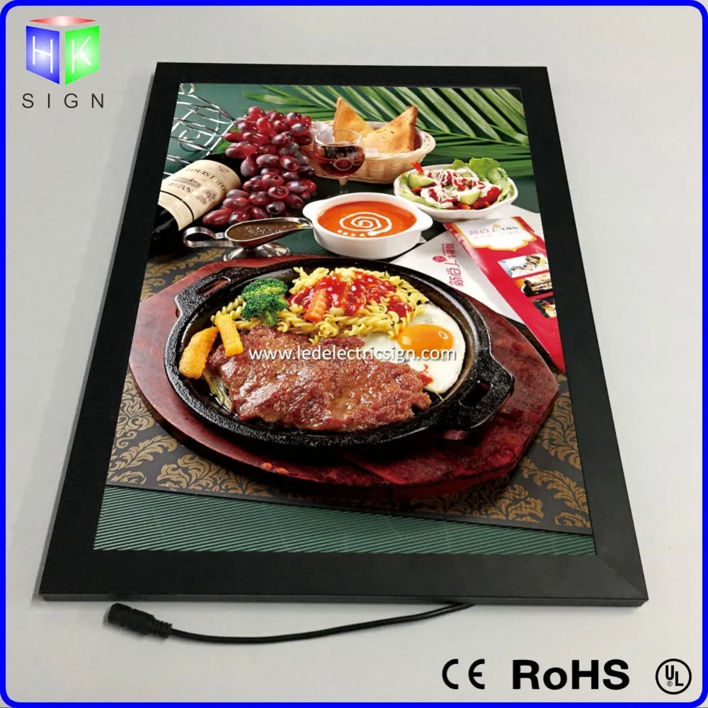 

light box a1 with led picture frame and illuminated sign for marketing advertising