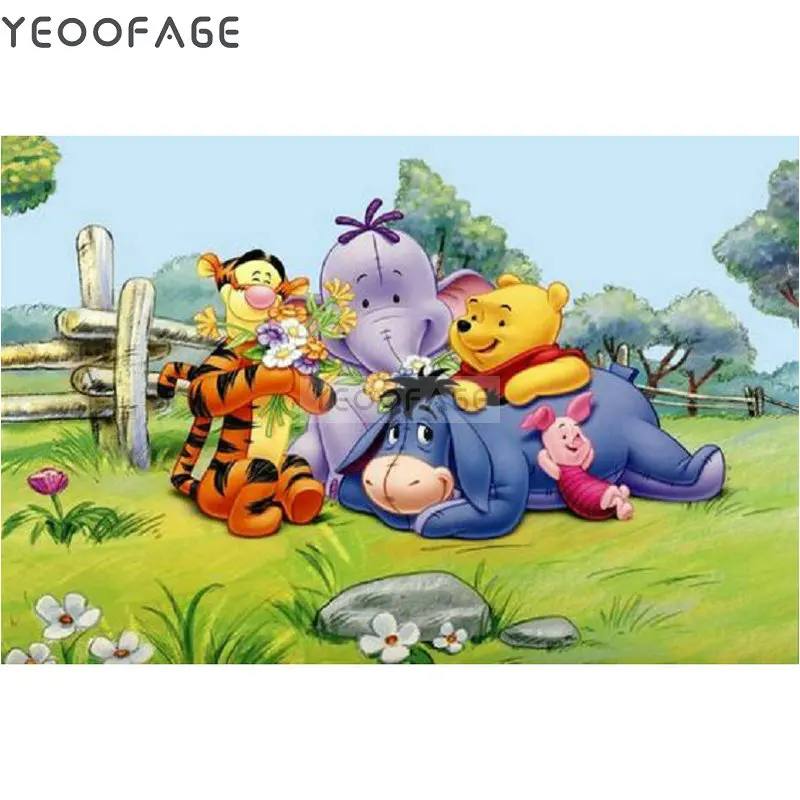 

5D DIY Diamond Painting Cross Stitch Full square Diamond Embroidery Winnie the Pooh Home Decoration Mosaic Painting Gift