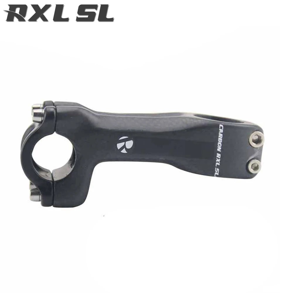 

RXL SL Bicycle Stem Carbon Fiber 3K Matte 31.1-32.5mm Gray Ultralight 6 Degree MTB/Road Bike Stem 25.4mm