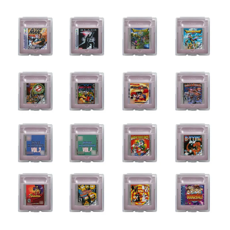 

16 Bit Video Game Cartridge Console Card ACT Action Games English Language Version Edition