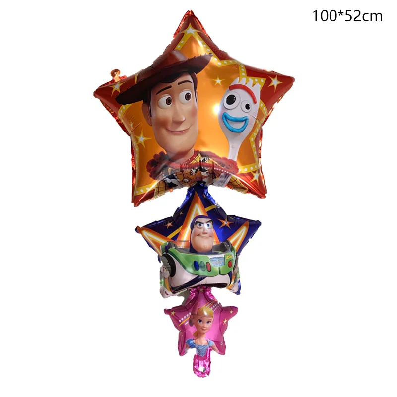 1 шт большой размер Базз Лайтер форма История игрушек воздушный шар 4 вечерние украшения игрушки фольга гелиевые шары для дня рождения поставки - Цвет: Насыщенный сапфировый