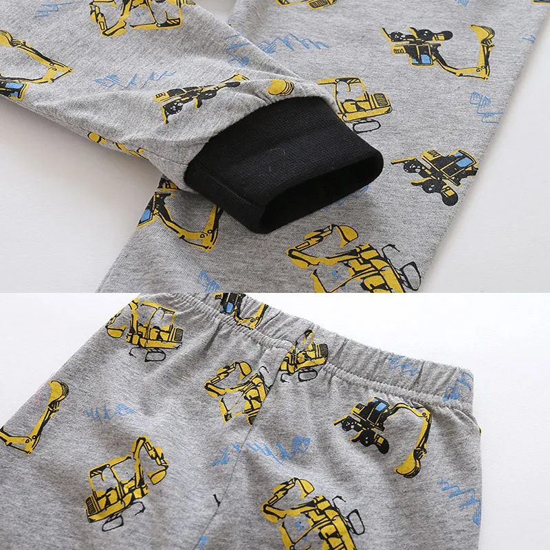 Children's pajamas backhoe pattern (6)