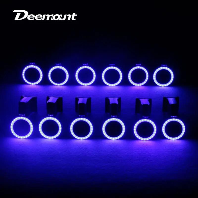 Perfect Deemount New Bicycle Tail Light Astrology Zodiac Sign Visual Warning Lamp USB Charge COB LED 7 Modes Mode Memory Blue Red Light 1