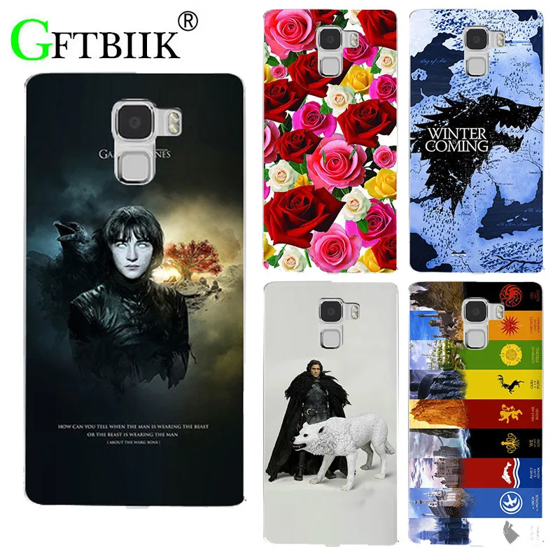 

For Game Of Thrones 7 Case For Huawei Honor 7 5.2" Honor 7 Premium Cover Hard Plastic Printed Phone Back Shell Football Case