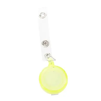

6 X YO YO Retractable Ski Pass ID Card Badge Holder Key Chain Reels With Clip
