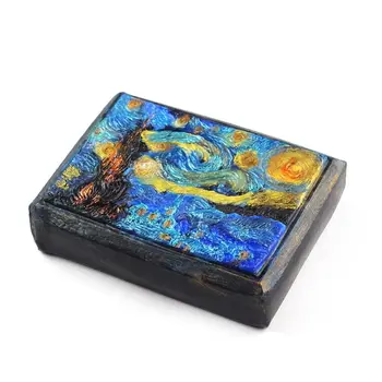 

Grainrain Oil Painting Soap Mold Silicone Soap Making Mold Candle Resin DIY Handmade Mold