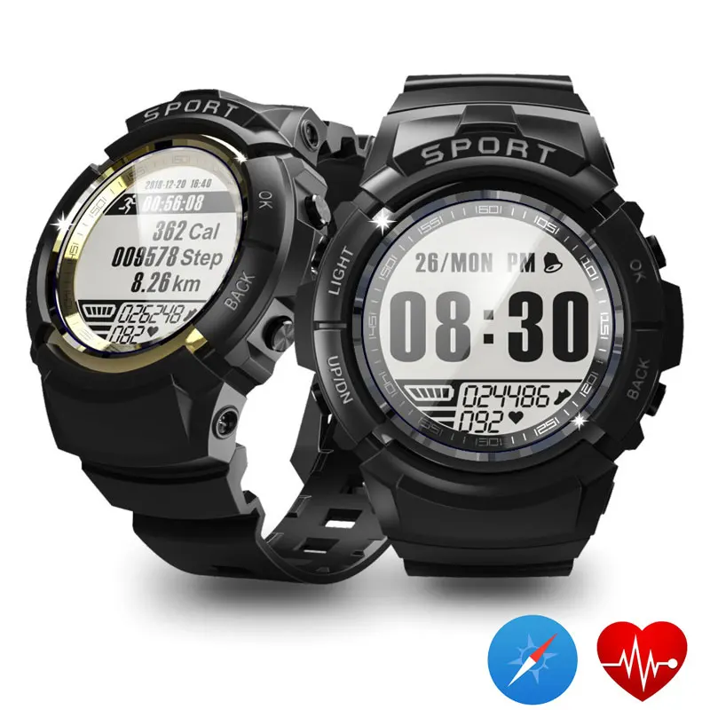 Спортивные Смарт-часы IP68 50 м глубокий водонепроницаемый монитор сердечного ритма во время сна шагомер мужские часы Мульти спортивный режим компас умные часы