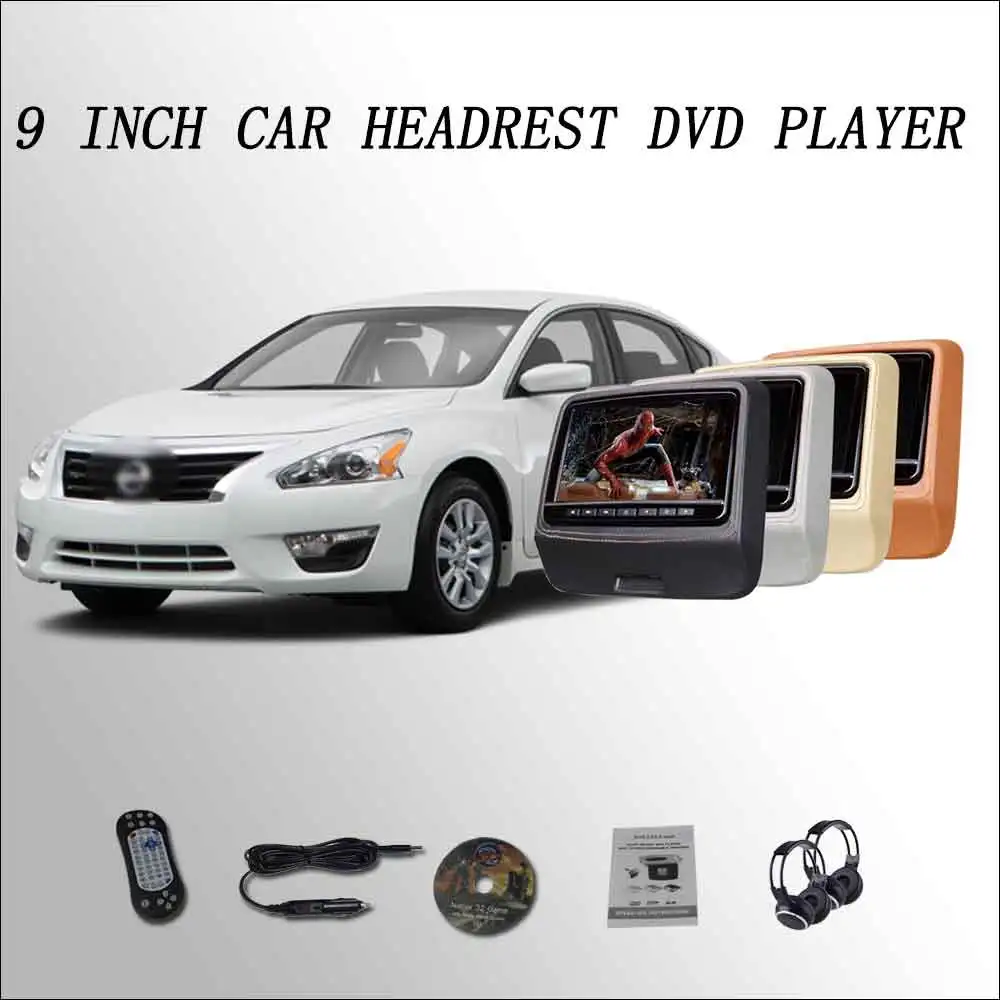 

DVD-плеер BigBigRoad с USB / SD / IR/FM-динамиком, цифровой ЖК-экран, 2 Х9 дюймов, HDMI для Nissan Altima