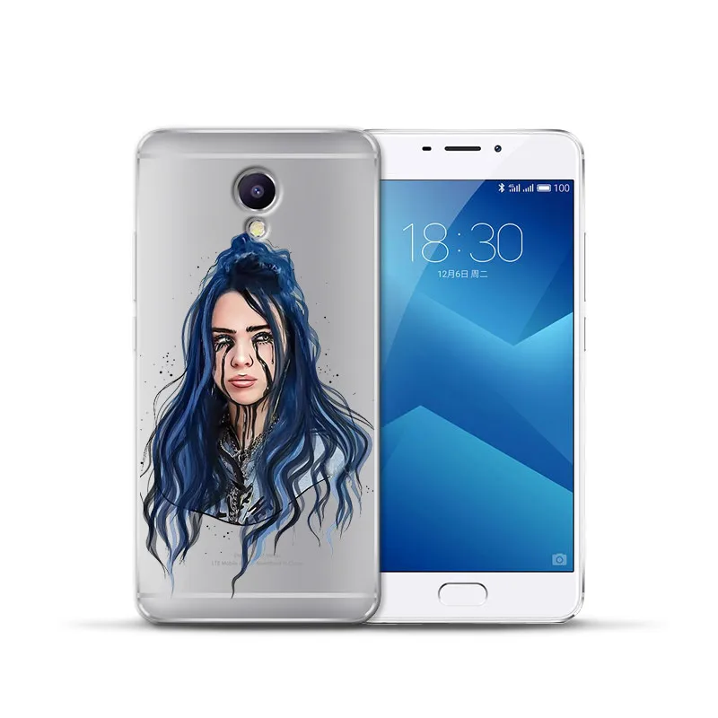 Роскошный Billie eilish для Meizu M3S M5 M5S M5C M6 M3 M5 M6 Note U10 U20 чехол для телефона Coque Etui capa Funda shell capinha милый
