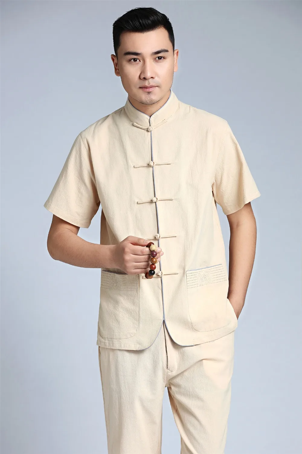 

Shanghai Story Men's Martial Arts Shirts Male Chinese Traditional Clothing