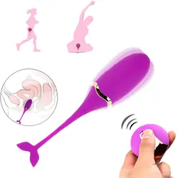 Беспроводной пульт дистанционного управления вибрационное яйцо G-spot Массаж Упражнение вагинальный вагинальные шарики эротический