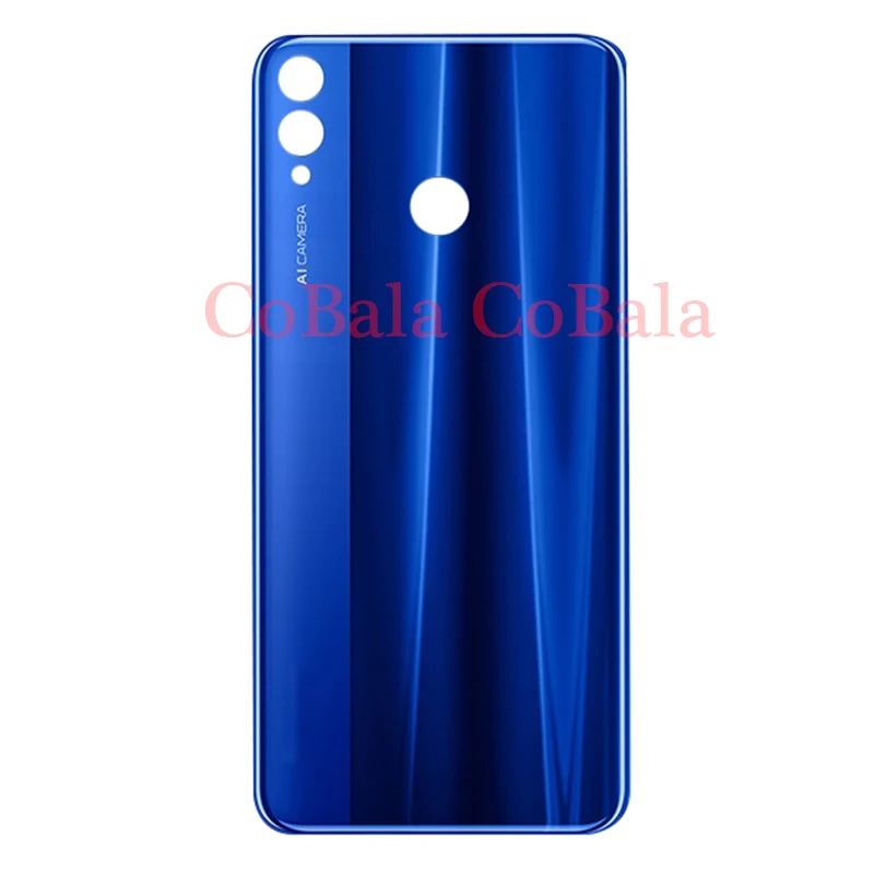 

LOVAIN OEM 10Pcs For Huwei Honor 8X Back Battery Cover Rear Glass Panel Door Housing Case+Adhesive Sticker Replacement Part
