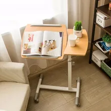 BSDT Double simple mobile lifting and rotating bed lazy notebook comter desk FREE SHIPPING