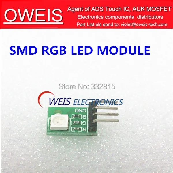 

Free shipping! 20PCS RGB SMD 3 Colour LED Module 5050 Full Color Pwm For Arduino MCU D