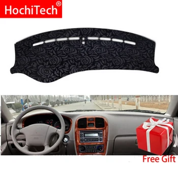 

Rose Pattern Non-slip Dashmat Dash Mat Dashboard Cover Pad Cover Carpet Car Sticker for Hyundai Moinca 2009 Car Styling