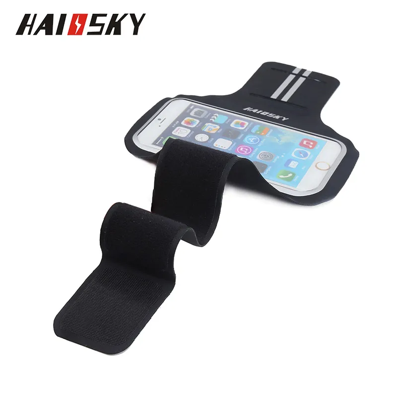 Haissky 5 ألوان الرياضة شارة لتفاح iphone 6 7 8 رياضة الجري p9 p10 الهاتف الحقيبة حقيبة الهاتف لهواوي p8