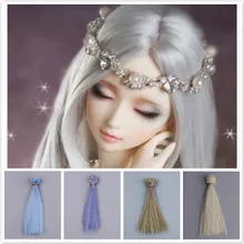 1 個白の人形アクセサリー 15 センチメートル * 100 センチメートル工芸テディぬいぐるみ動物あみぐるみ子供おもちゃドレスアップ(China)
