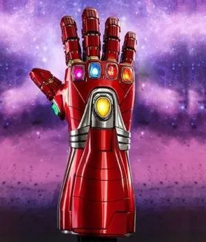 

New PVC LED Light Endgame Iron Man Nano Gauntlet Thanos Gauntlet Armor Tony Stark Cosplay Gloves Props