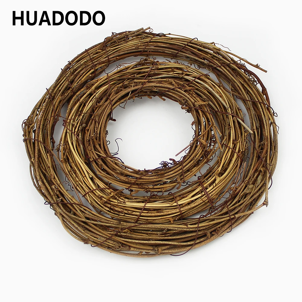 rattan ring wreath