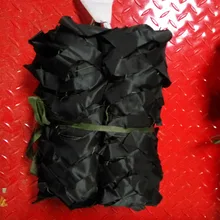 Black 1.5M X 3M outdoor shooting hunting Oxford Fabric Camo net, Camping Military Camouflage net Also Fishing use
