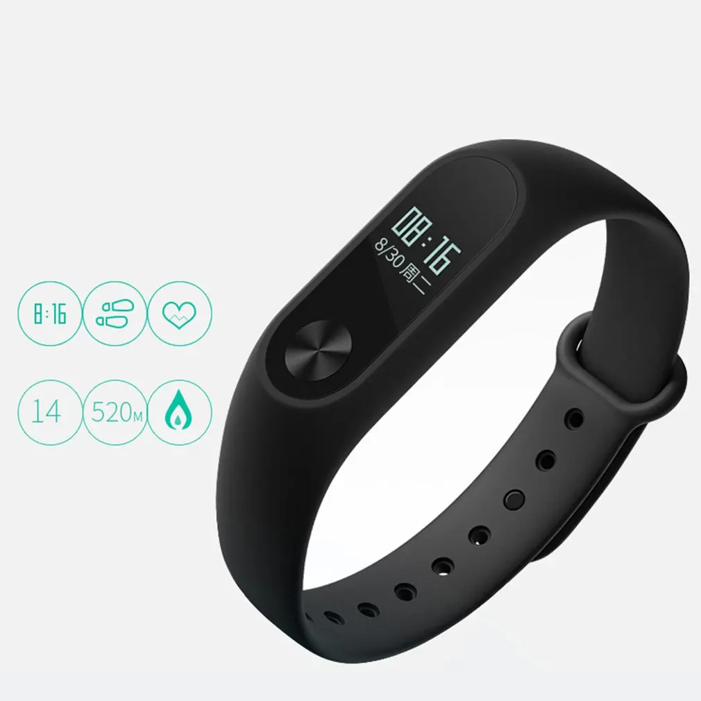 Xiaomi mi Band 2 OLED тачпад монитор сна пульсометр Смарт фитнес часы браслет mi band mi Band band 2 версия CN