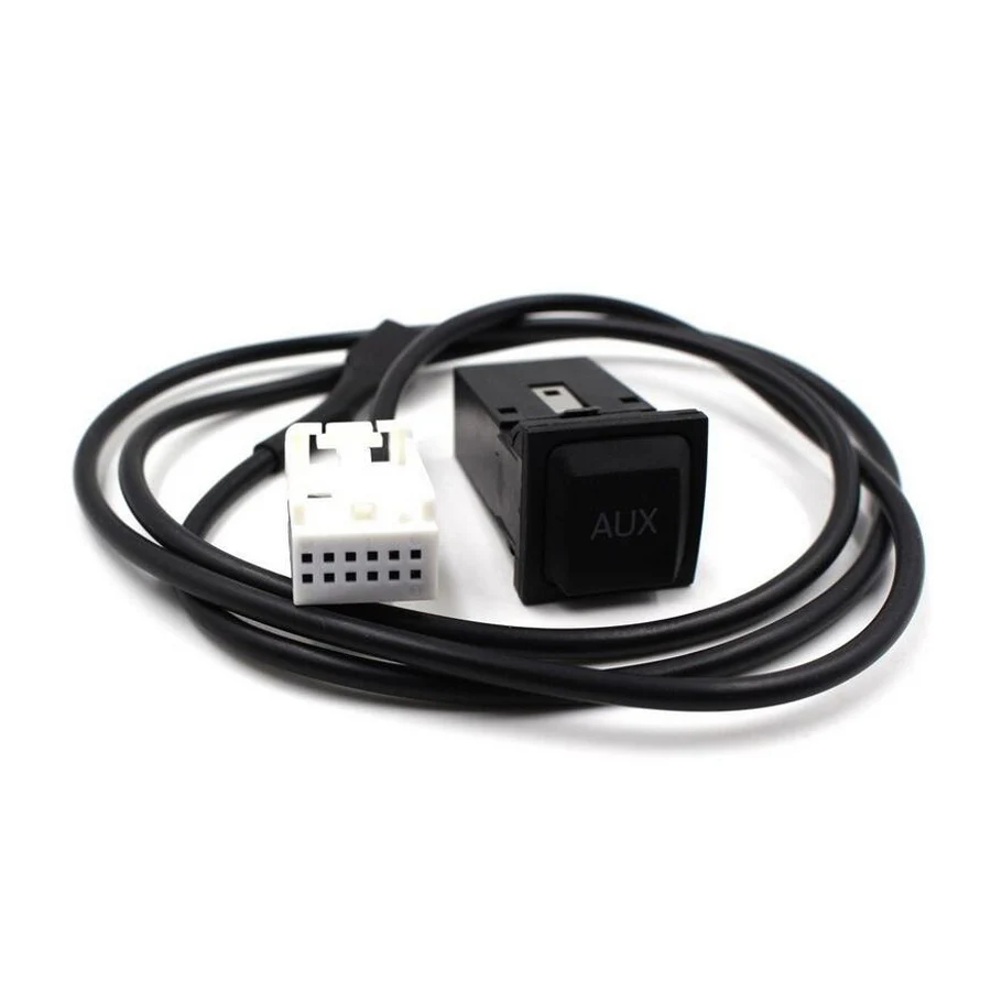 AUX In Socket Switch Plug Music Audio Interface for VW Passat B6 B7 CC