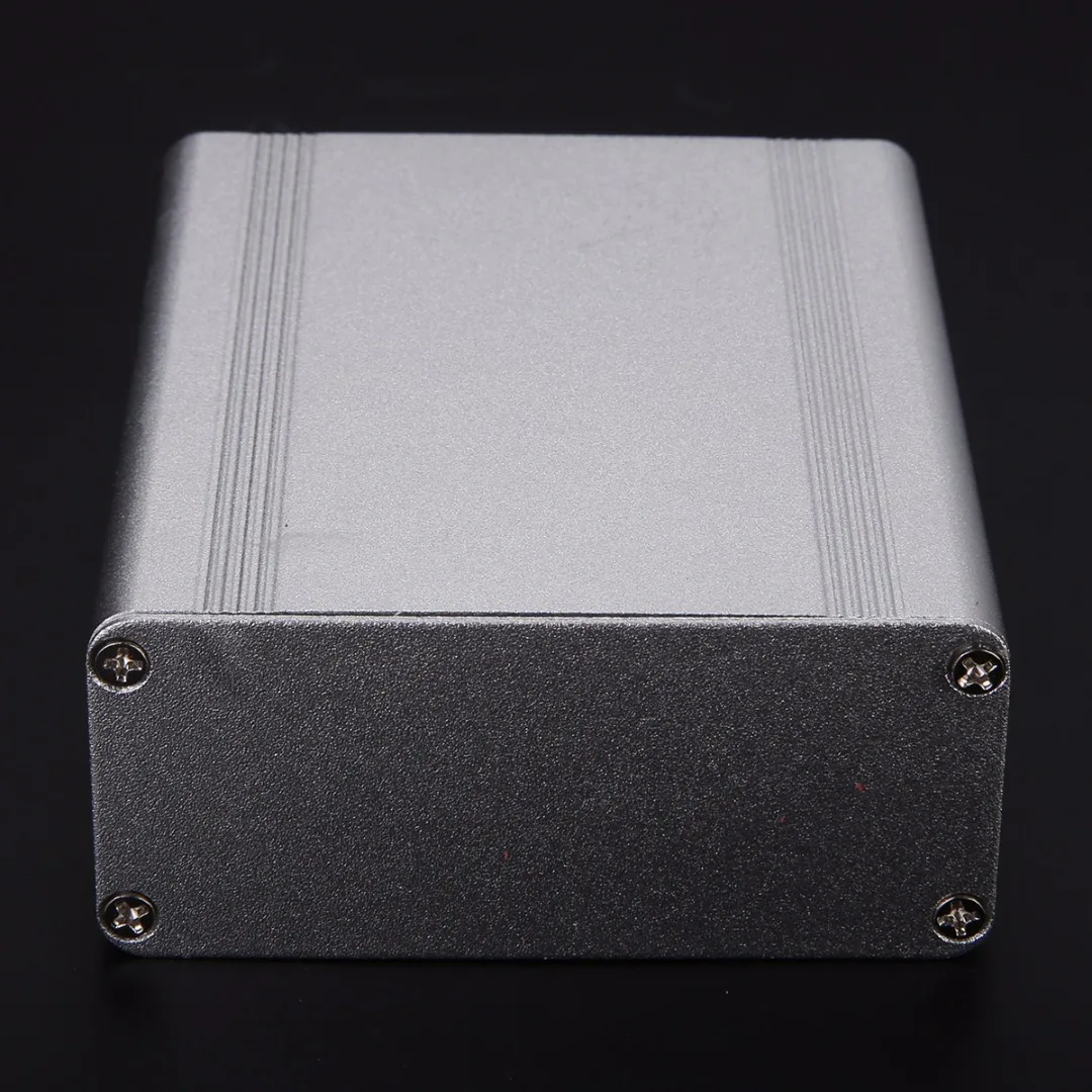 1pc Electronic Project Case Mayitr Aluminum Instrument Box Split Body Extruded Aluminum Instrument Enclosure 110x88x38mm
