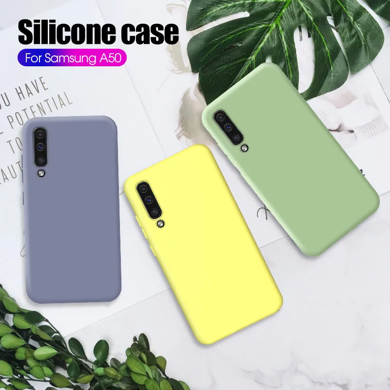 

Silicone Case On For Samsung Galaxy A50 M40 S10 Plus A60 A20 A30 A40 A70 Phone Cases SM A505FN M405FD Soft Back Cover Coque Capa