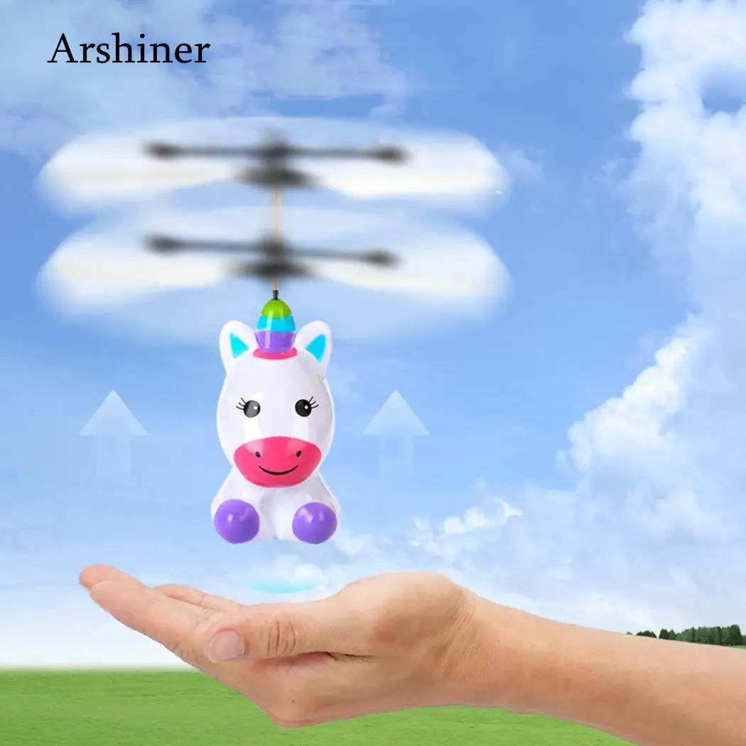 Летающий беспилотник игрушки подарки для девочек мальчиков мини ручной контроль Летающий вертолет Волшебная кукла игрушки - Цвет: 2