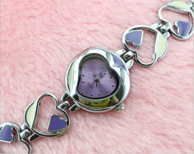 Free Shipping Women Lady's nobler Fashion black heart shape round Dial Bracelet Free Shipping Women Lady's nobler Fashion black heart shape round Dial Bracelet